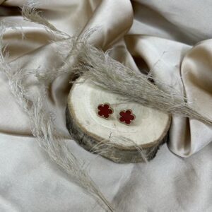 Boucles d'oreilles Trèfle or