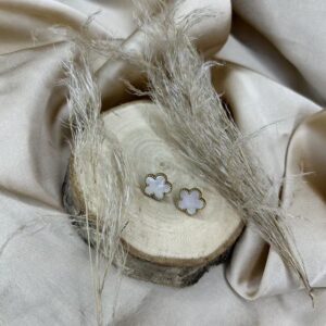 Boucles d'oreilles Trèfle or