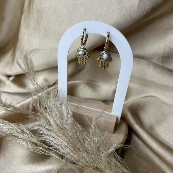 Boucles d'oreilles Hamsa