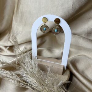 Boucles d'oreilles Turquoise