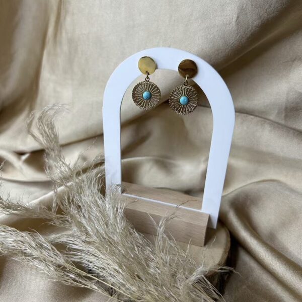 Boucles d'oreilles Turquoise