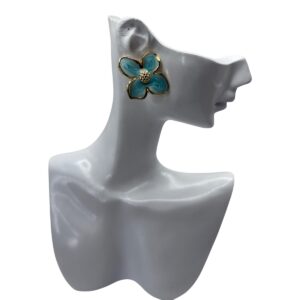 Boucle d’Oreille Bloom Floral Doré