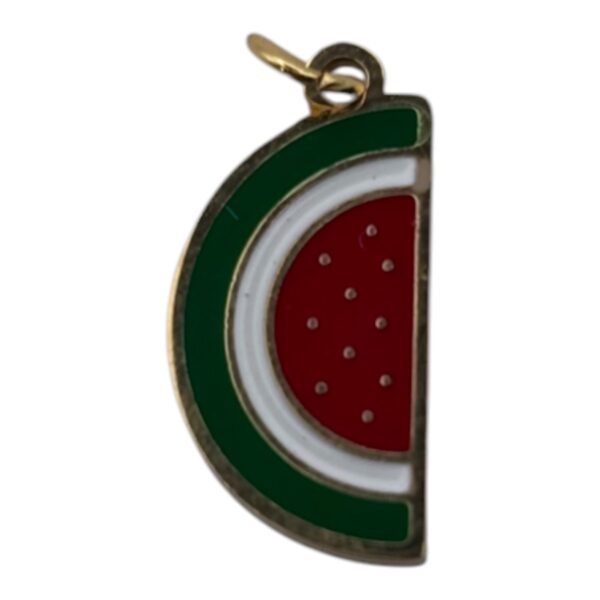 Charm pastèque en acier inoxydable