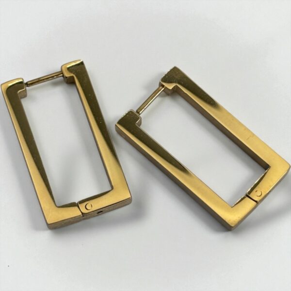 Boucles d'oreilles Rectangulaire