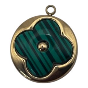 charme-quatre-feuilles-vert-en-acier-inoxydable