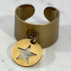 Bague Étoile Pendante