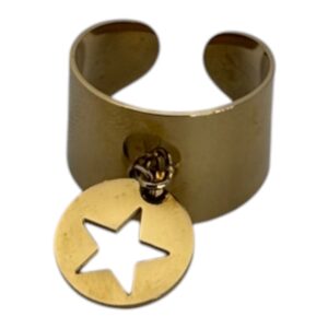 Bague Étoile Pendante