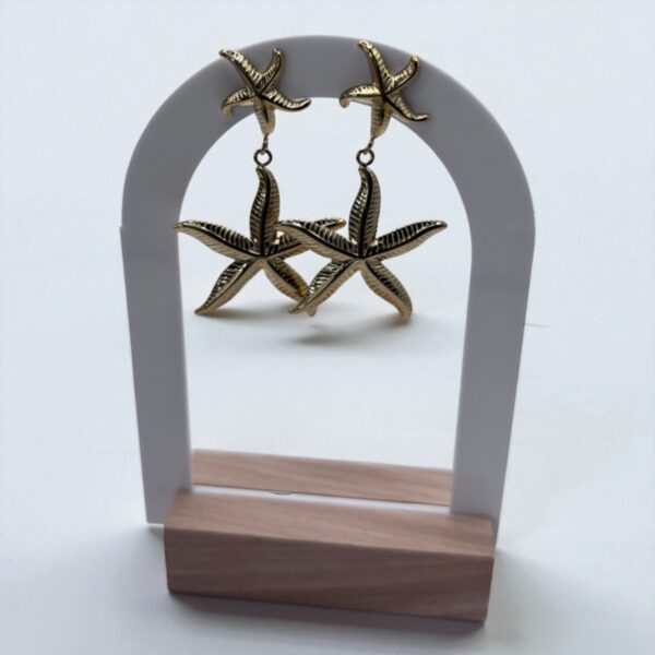 Bouclesd'oreilles Starfish Pendantes