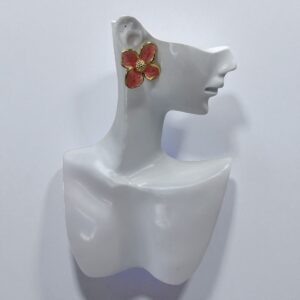 Boucle d’Oreille Bloom Floral Doré