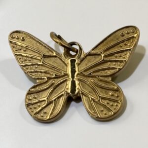 Charm papillon en acier inoxydable