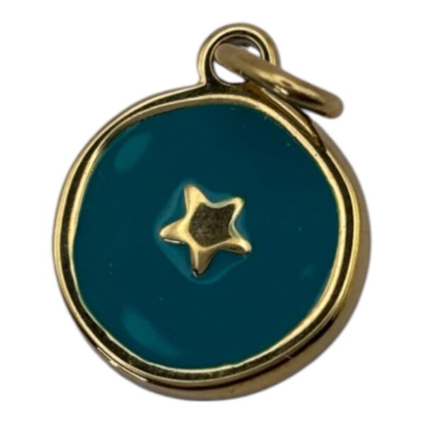 Charme Émaillé en acier inoxydable