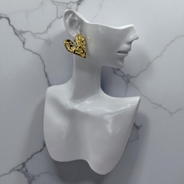 Boucle d’Oreille Bloom Floral Doré