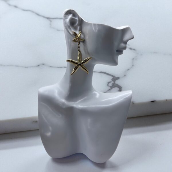Bouclesd'oreilles Starfish Pendantes