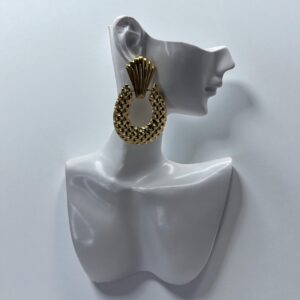 Boucles d'oreilles ananas dorés